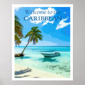  Caribisch gebied reizen Poster