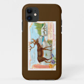 Caribisch gebied (rendieren) en Arctische vos Case-Mate iPhone Case (Achterkant)