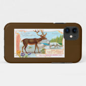  Caribisch gebied (rendieren) en Arctische vos Case-Mate iPhone Case (Achterkant (horizontaal))