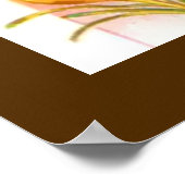 Caribisch gebied (rendieren) en Arctische vos Poster (Hoek)