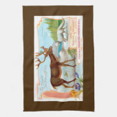  Caribisch gebied (rendieren) en Arctische vos Theedoek (Verticaal)