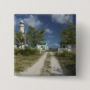Caribisch gebied, TURKS & CAICOS, Grand Turk-eilan Vierkante Button 5,1 Cm