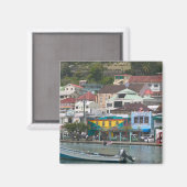 Caribisch, GRENADA, St. George's, St. George's Magneet (Voorkant / Achterkant)