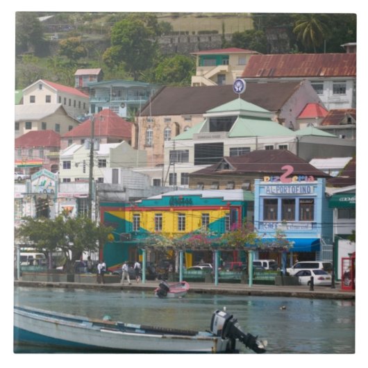 Caribisch, GRENADA, St. George's, St. George's Tegeltje (Voorkant)