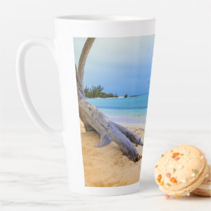 Caribisch strand latte mok