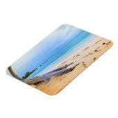 Caribisch strand magneet (Linkerzijde)