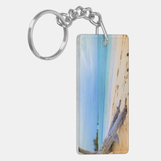Caribisch strand sleutelhanger (Voorkant Links)