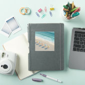 Caribisch strandtafereel sticker (iPad Cover)
