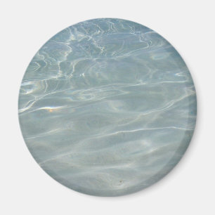 Caribisch Water Abstract Blauw Natuur Magneet