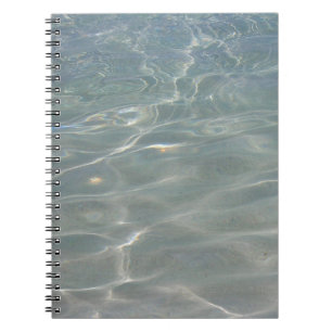 Caribisch Water Abstract Blauw Natuur Notitieboek