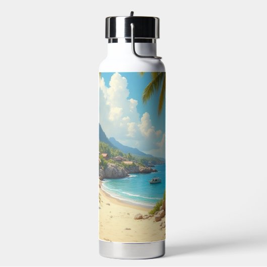 Caribisch weekend waterfles (Links)