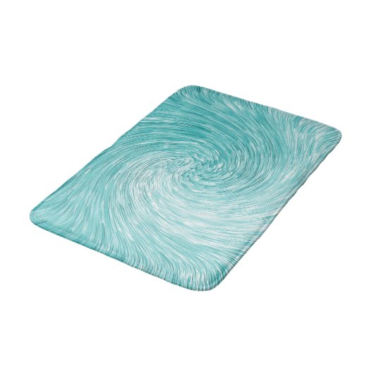 Caribisch Zee Swirl..... Badmat (Gekanteld)
