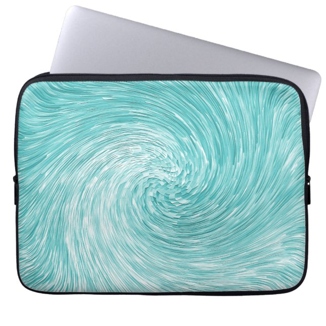 Caribisch Zee Swirl...... Laptop Sleeve (Voorkant)