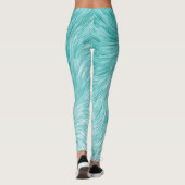 Caribisch Zee Swirl...... Leggings (Achterkant)