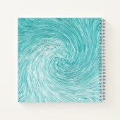 Caribisch Zee Swirl....... Notitieboek (Achterkant)