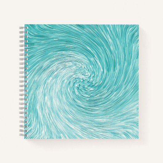 Caribisch Zee Swirl....... Notitieboek (Voorkant)