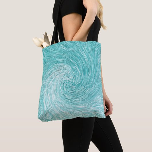 Caribisch Zee Swirl....... Tote Bag (Dichtbij)