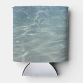 Caribische Abstracte waterblauwe Natuur Blikjeskoeler (Voorkant)