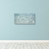 Caribische Abstracte waterblauwe Natuur Canvas Afdruk (Insitu (Houten vloer))