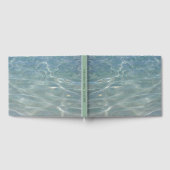 Caribische Abstracte waterblauwe Natuur Gastenboek (Volledig)