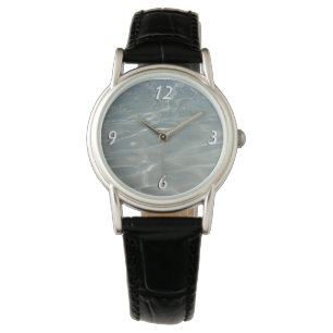 Caribische Abstracte waterblauwe Natuur Horloge