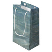 Caribische Abstracte waterblauwe Natuur Klein Cadeauzakje (Voorkant Gekanteld)