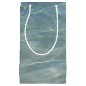 Caribische Abstracte waterblauwe Natuur Klein Cadeauzakje (Voorkant)