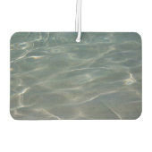 Caribische Abstracte waterblauwe Natuur Luchtverfrisser (Achterkant)