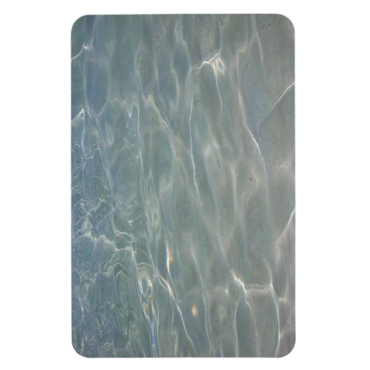 Caribische Abstracte waterblauwe Natuur Magneet (Verticaal)