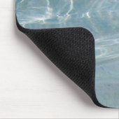 Caribische Abstracte waterblauwe Natuur Muismat (Hoek)