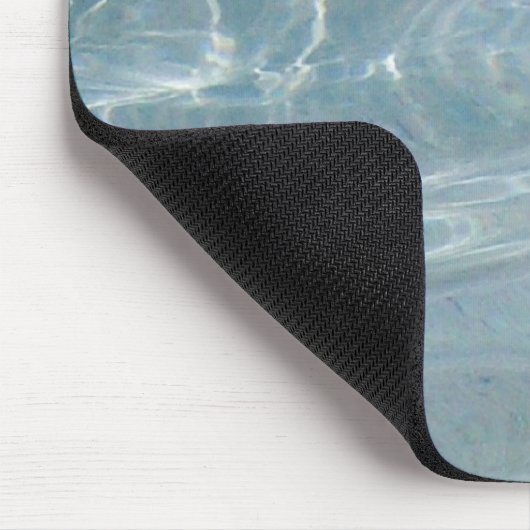 Caribische Abstracte waterblauwe Natuur Muismat (Hoek)