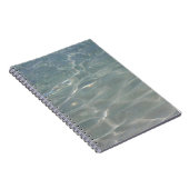 Caribische Abstracte waterblauwe Natuur Notitieboek (Rechterzijde)