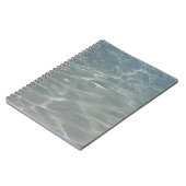 Caribische Abstracte waterblauwe Natuur Notitieboek (Linkerzijde)