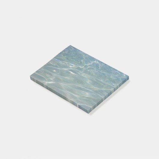 Caribische Abstracte waterblauwe Natuur Post-it® Notes (Schuin)