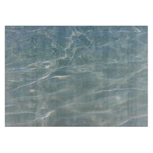 Caribische Abstracte waterblauwe Natuur Snijplank (Voorkant)