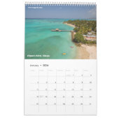 Caribische agenda kalender (Jan 2026)