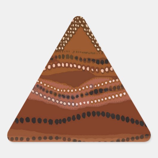 Caribische Batik - Klein Sticker (Voorkant)
