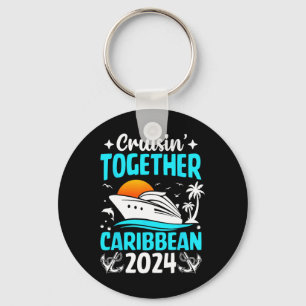 Caribische Cruise 2024 Familie Vakantie Samen Sleutelhanger
