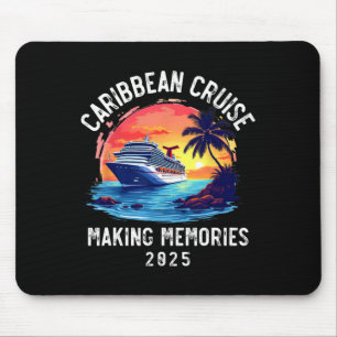 Caribische cruise 2025 souvenir bijpassende famili muismat