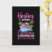 Caribische Cruise 2026 Beste Vriendinnen Cruise Ma Kaart (Gele Bloem)