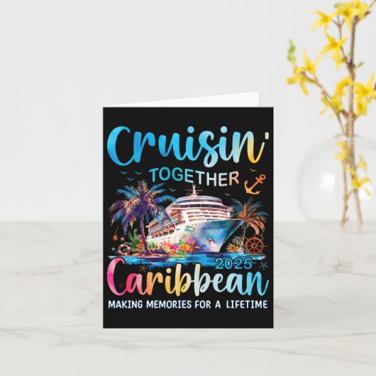 Caribische cruise gezinsvakantie 2025 Cruisin' Sam Kaart (Gele Bloem)