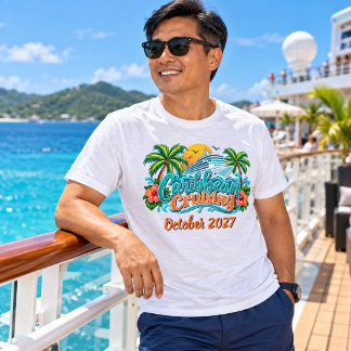 Caribische cruise t-shirt