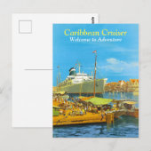 Caribische cruises briefkaart (Voorkant / Achterkant)