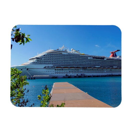 Caribische droom cruise magneet (Horizontaal)