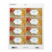 Caribische Droom - Productlabel / Sticker (Full Sheet)