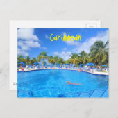 Caribische eilanden briefkaart (Voorkant / Achterkant)