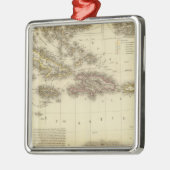 Caribische eilanden en West-Indië Metalen Ornament (Links)