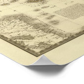 Caribische eilanden en West-Indië Poster (Hoek)