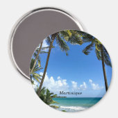 Caribische eilanden, Martinique Magneet (Voorkant / Achterkant)