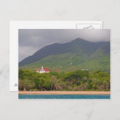 Caribische eilandkust van de Zee Briefkaart (Voorkant / Achterkant)